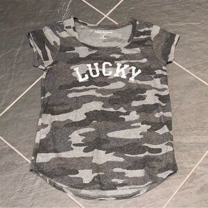 Lucky Brand T-Shirt Size M Camo